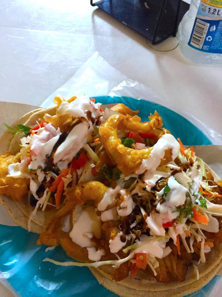 Comer en La Paz México escribodeviajes Tacos del Estadio
