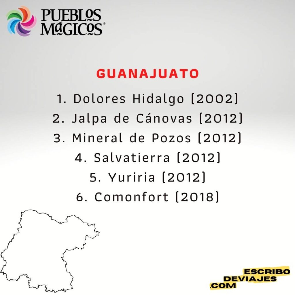 11 Guanajuato Pueblos Magicos 2023 escribo de viajes