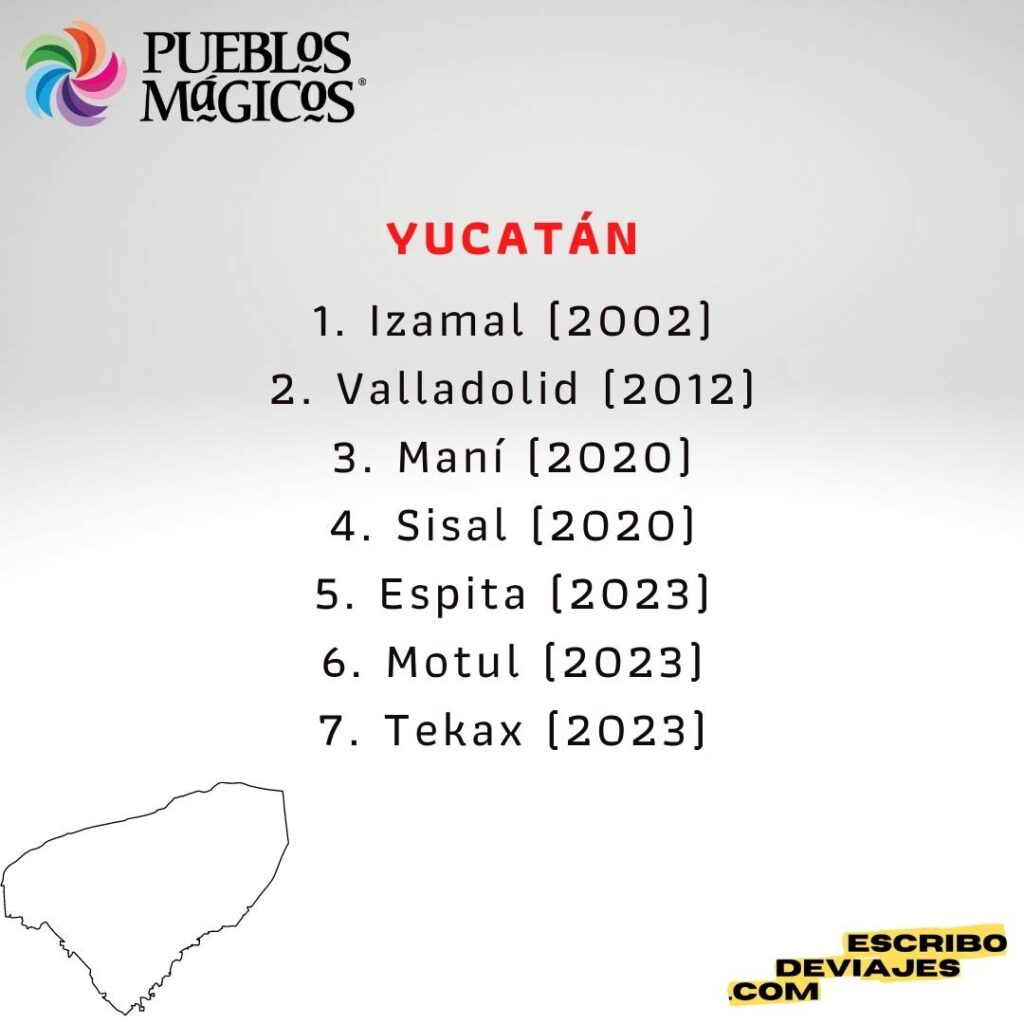 30 Yucatan Pueblos Magicos 2023 escribo de viajes
