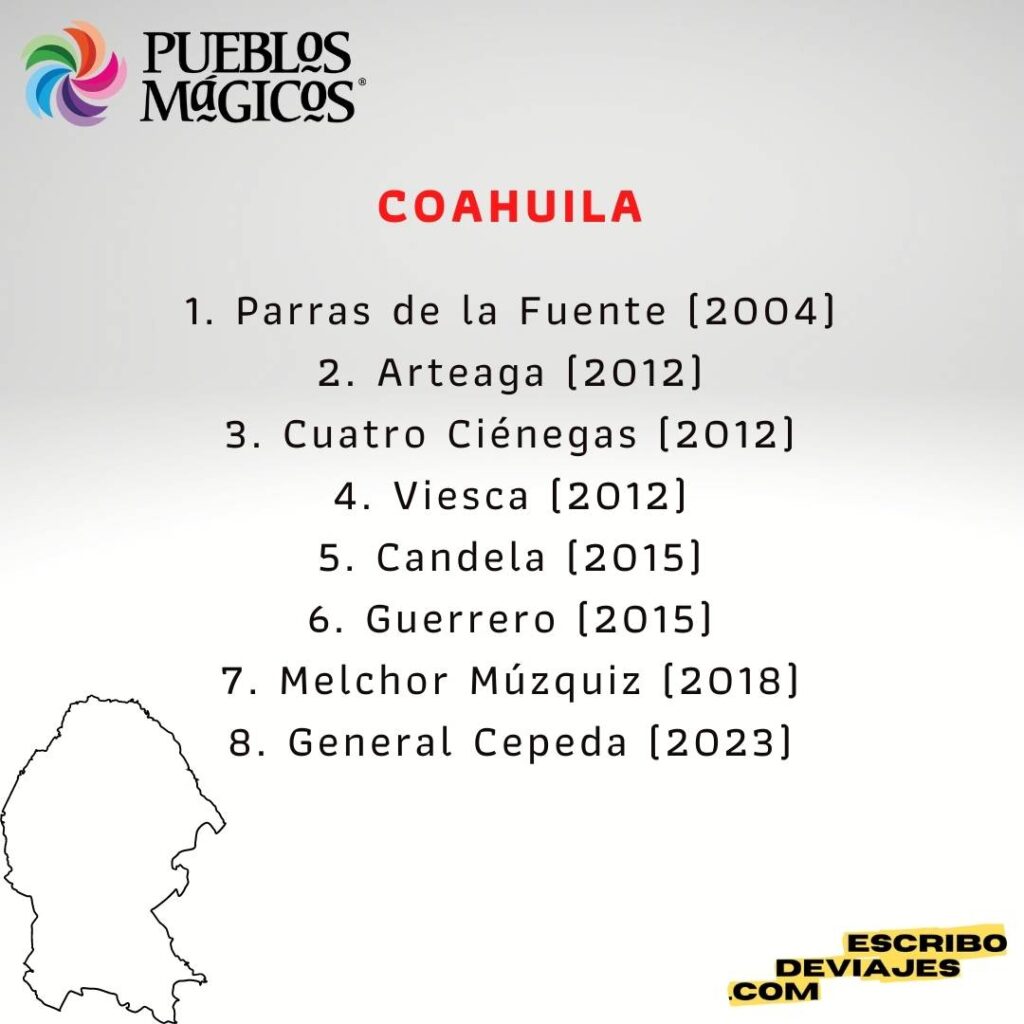 7 Coahuila Pueblos Magicos 2023 escribo de viajes